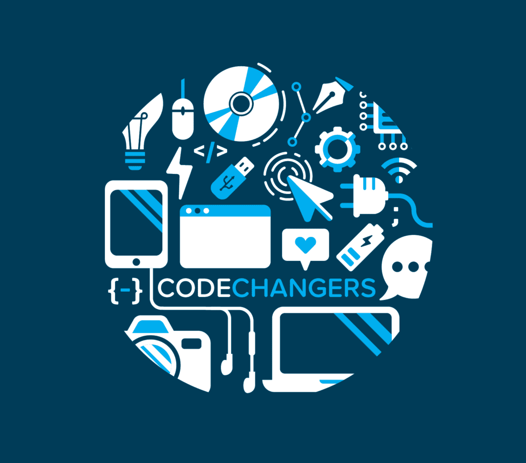 CodeChangers online learning platform design and brand system
