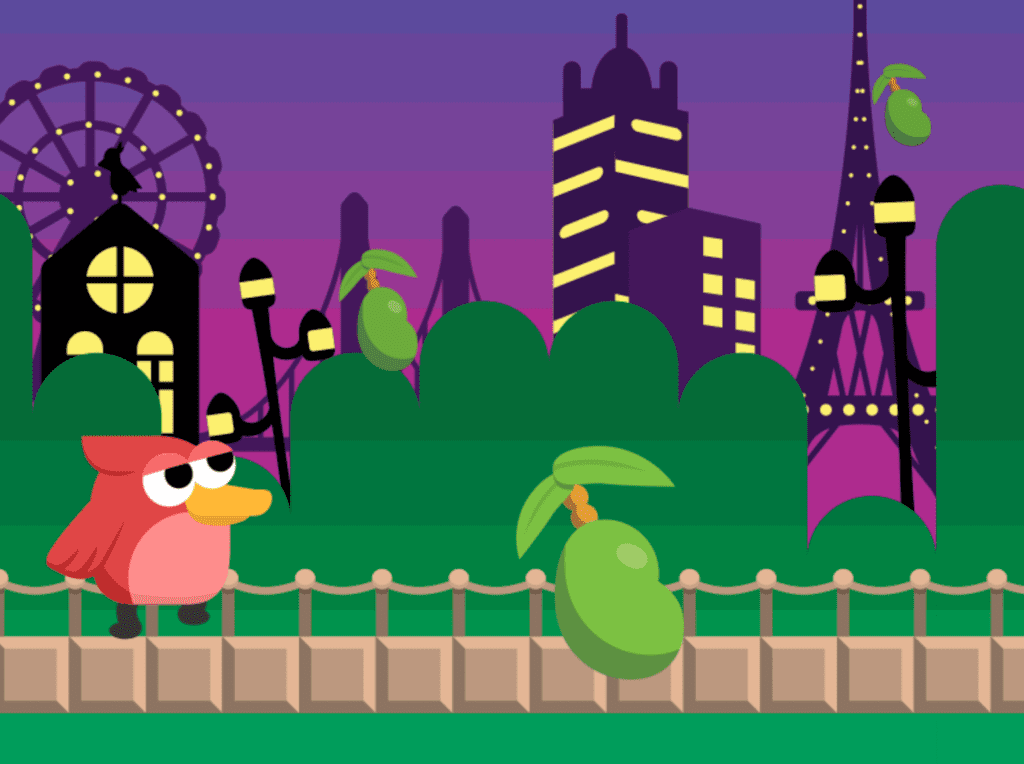 Bird Beans concept art and animation character design