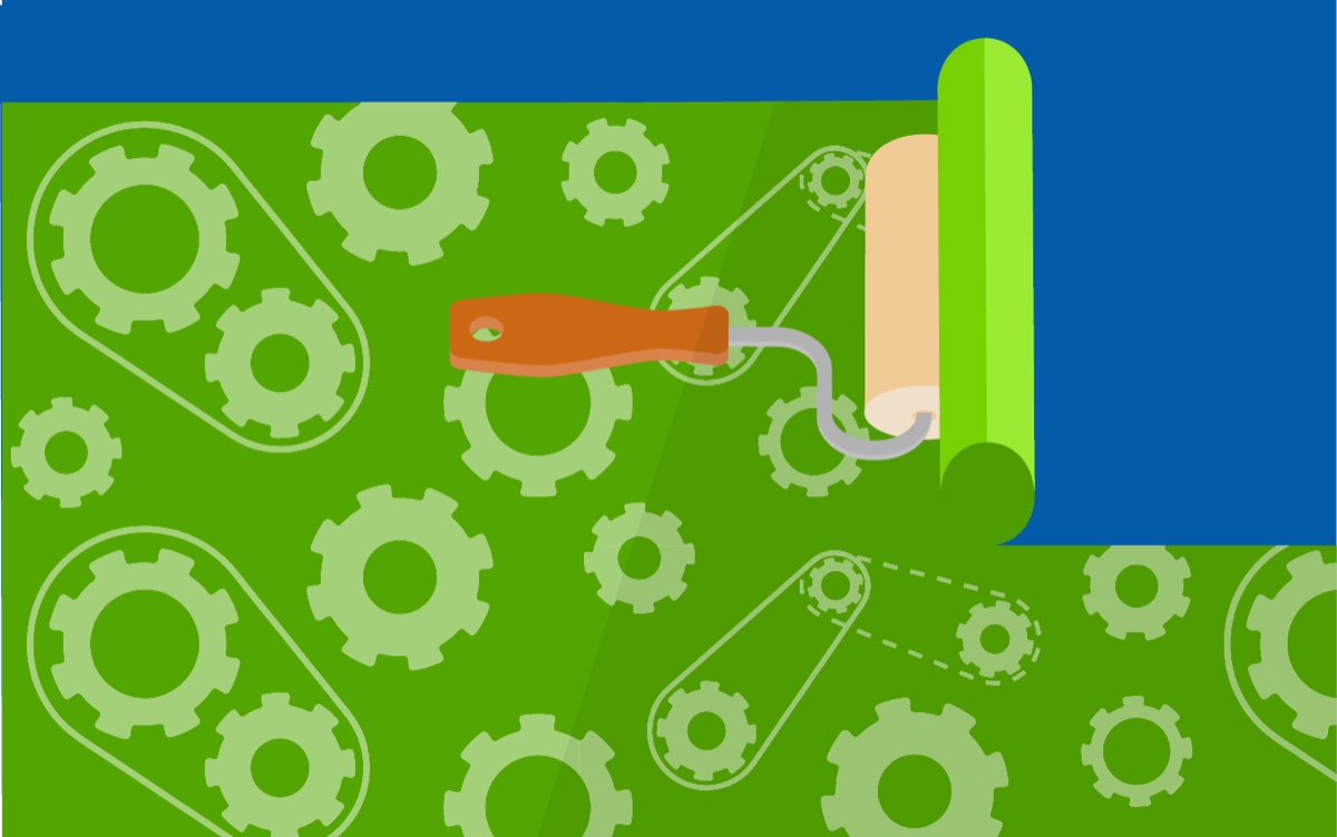 CodeChangers design sidequest thumbnail with gears and drawing tools