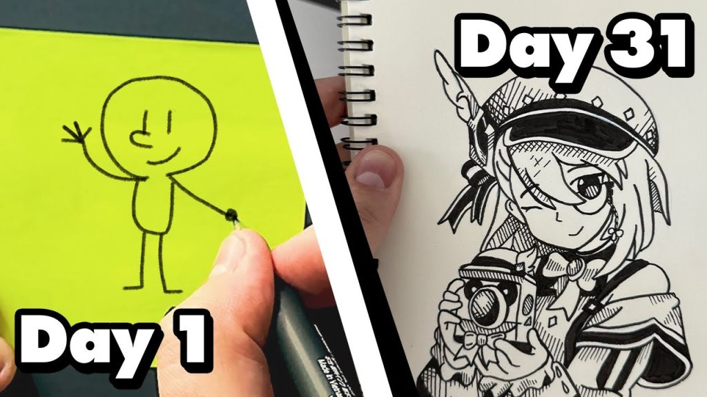 What I Learned Drawing Every Day for Inktober